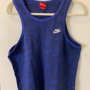 Nike Blue Men Tank Top